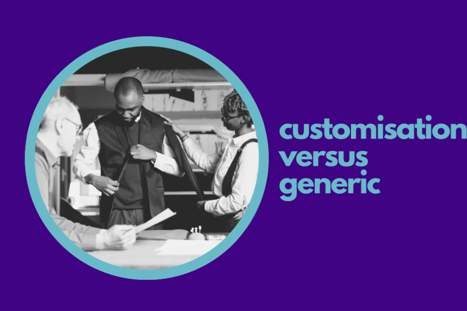 custom versus generic in small business