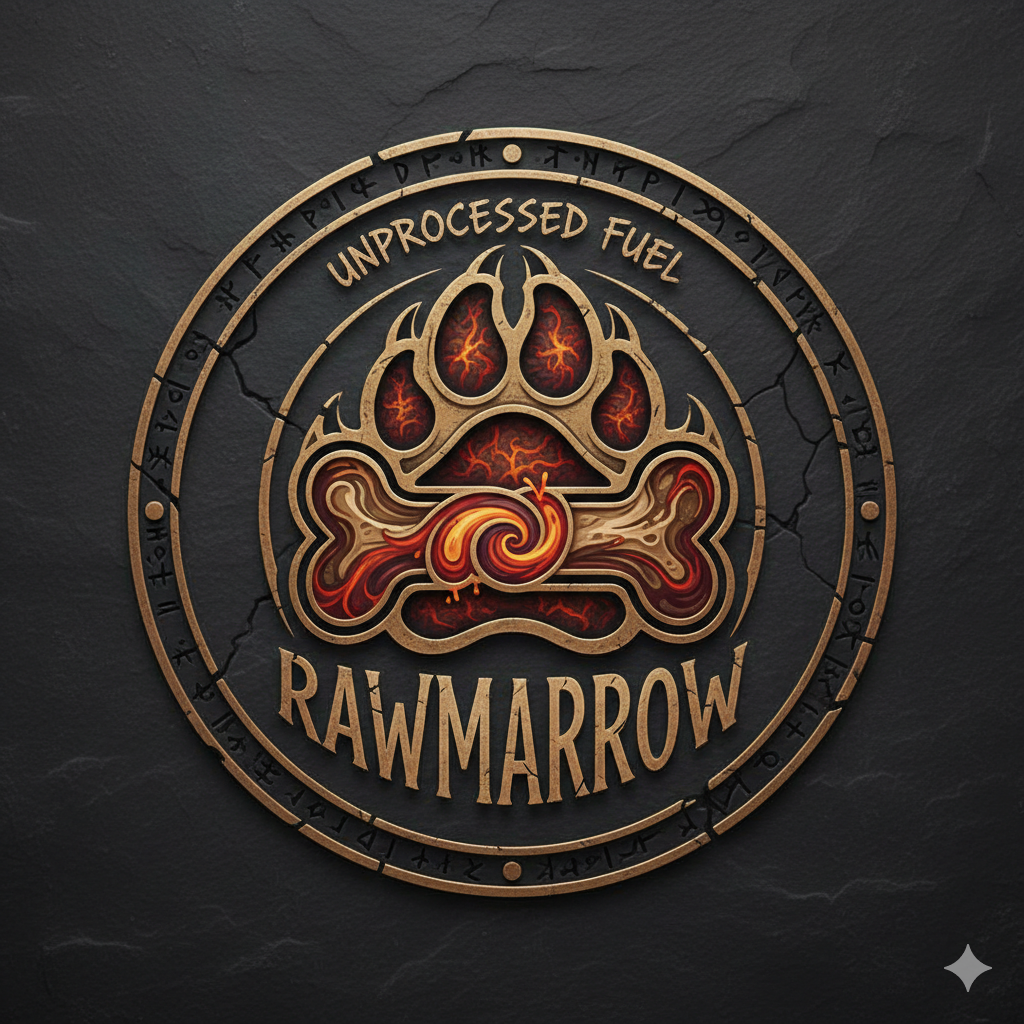 A.I. logo design- rawmarrow blog post example.
