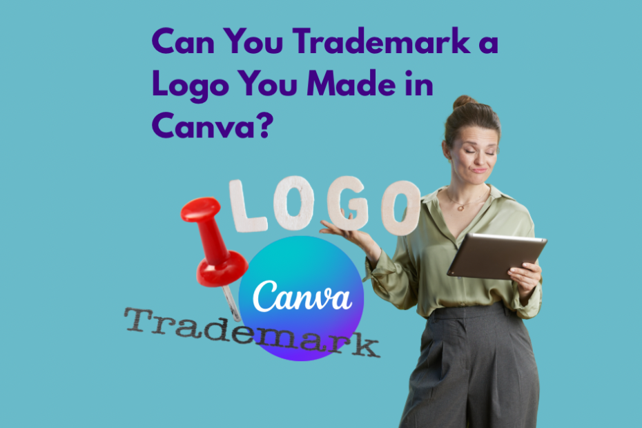 Can you trademark a logo you made in Canva